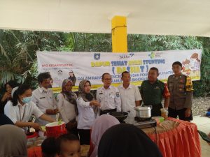 Babinsa Koramil 431-01/Jebus menghadiri rapat percepatan penurunan Stunting