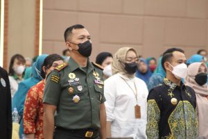 Dandim Palangka Raya Bersama Ketua Persit KCK Cabang XLII Hadiri Pembukaan Rapat Konsultasi Tim TP-PKK