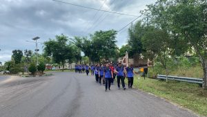 Jumat Sehat, Personel Polres Bangka Barat Laksanakan Olahraga Pagi