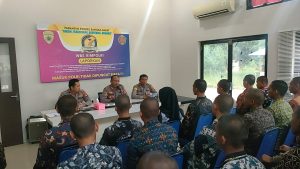 Kapolres Bangka Barat Beri Arahan Dan Motivasi Kepada Casis Diktuk Bintara Polri Gel. I T.A. 2023