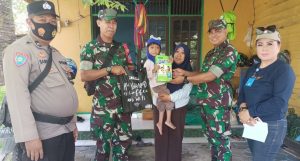 Danramil Pahandut Komitmen Dampingi Perkembangan Stunting di Palangka Raya