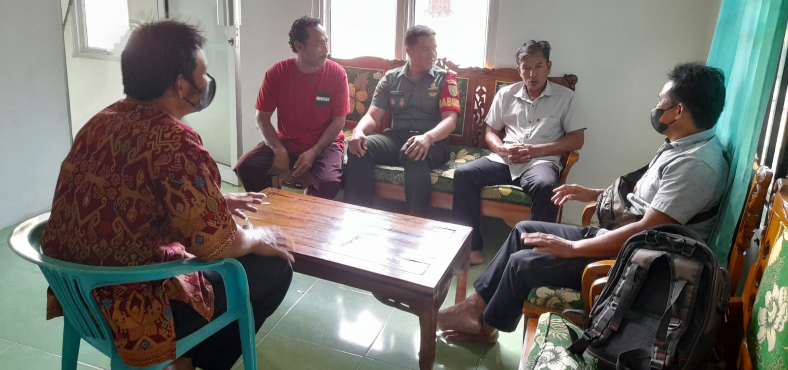 Babinsa Koramil 431-02/Muntok melaksanakan Komos dengan Warga binaan