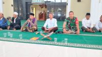 Mewakili Danramilnya, Babinsa Koramil 431-03/Kelapa, hadiri Aqiqah dan Tabligh Akbar