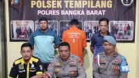 Polsek Tempilang Berhasil Mengamankan Pelaku Tindak Pidana Narkotika Jenis Shabu