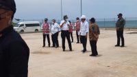 Kunjungan kerja presiden RI,Joko Widodo ke pelabuhan Tanjung Ular