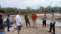 Sat Polairud Polres Bangka Barat Razia Tambang Ilegal di Mangrove Belo Laut