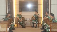 Kunjungan Kerja Tim DALPROGGAR Srendam II/SWJ Semester II Tahun 2022 di Kodim 0431/Bangka Barat