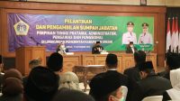 Pelantikan 129 ASN Gresik Eselon II , III, Dan IV, Di Sumpah Jabatan, Di Ruang Mandhala Bhakti Praja Kantor Bupati Gresik
