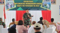 Kodim Palangka Raya Gelar Sosialisasi Implementasi Membangun Sinergi Bakti TNI