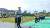 Pimpin Apel Pagi, Wakapolres Tekankan Disiplin Kepada Personel