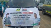 Peduli Gempa Cianjur, FWBB dan Pemerintahan Desa Bojonggede Salurkan Bantuan