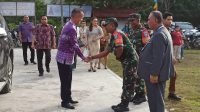 Danramil Rungan Pastikan Rasa Aman Pada Safari Natal Yang di Hadiri Bupati Gumas