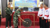 Peringati Hari Juang TNI AD ke 77, Kodim 1016/Plk Gelar Kejuaraan Dandim Cup Kolat Pencak Silat Merpati Putih se-Kalimantan