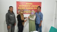 Polsek Kelapa Polres Bangka Barat Berhasil Menyelesaikan Dugaan Tindak Pidana Penadahan
