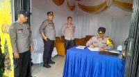 Cek Pos Pam Ops Lilin Menumbing 2022, Wakapolres Bangka Barat Berikan Support Ke Anggota
