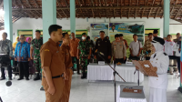 Secara Resmi Kades Ploso Melantik Perangkat Desa Terpilih Disaksikan Camat Ploso