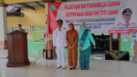 Pemerintah Desa karandagangan melantik Kaur Umum dan Tata Usaha 