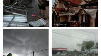 Angin Puting Beliung Mengamuk Dan Menerjang Beberapa Desa Di Wilaya Kecamatan Duduksampeyan Dan Cerme