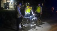 Respon Cepat Polisi Datangi TKP Laka Lantas di Jalan Tempilang Kab. Bangka Barat