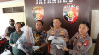 Polresta Palangka Raya Gelar Press Release Kasus Pembunuhan dan Anirat di Jalan Seth Adji