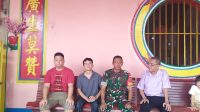 Babinsa Koramil 431-02/Mentok Monitoring Aktivitas Pemeluk Agama Konghucu melaksanakan Ibadah