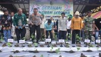 Pasi Teritorial Hadiri Gerakan Menanam Bersama Komoditas Cabai, Bawang Merah dan Sayuran Lainnya Pemko Palangka Raya