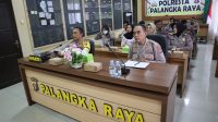 Kapolresta Palangka Raya bersama Kabagren dan Personel Ikuti Vicon ITK-O polri
