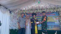 Danposramil Simpang Teritip Koramil 431-02/Muntok hadiri Peringatan Isra mi’raj dan Wisuda Santri Khatam Al-Quran