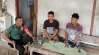 Pentingnya Menjaga Silaturahmi di Sampaikan Babinsa Koramil 431-01/Jebus, Saat Komsos di Desa Binaan