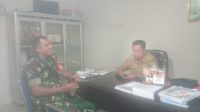 Binter di Desa Binaannya, Babinsa Koramil 431-01/Jebus Tingkatkan Komunikasi Dengan Kades dan Perangkat Desa Teluk Limau