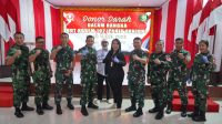 Peringati Hari Jadi ke 49 Korem 102/PJG, Dandim 1016 Palangka Raya Ikuti Aksi Bakti Sosial Donor Darah