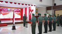 23 Prajurit Kodim 1016 Palangka Raya Naik Pangkat