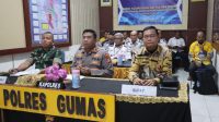 Pabung Hadiri Vicon Rakor Lintas Sektoral Dalam Rangka Kesiapan Idul Fitri 1444 H