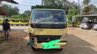Satlantas Polres Bangka Barat Lakukan olah TKP Lakalantas Maut Tewaskan Pengendara Motor