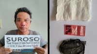 Satrnarkoba Polres Gresik tangkap Warga Cerme Kedapatan Menyimpan Sabu