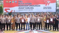 Guna Meningkatkan Keamanan Masyarakat, Polres Gresik Tingkatkan Sat kamling