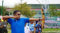 Kasrem 102/Pjg Buka Kejuaraan Lomba Panahan dalam rangka Memperingati HUT Kodam XII/Tpr Ke-65