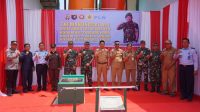 Danrem 102/Pjg Ikuti Vicon Peresmian Penggunaan Fasilitas Air Bersih Program TNI Manunggal Air Bersih Tahun 2023
