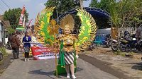 Peringati HUT RI Ke 78 Tahun Pemdes Ngogri Kecamatan Megaluh Gelar Pawai Budaya