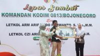 Pisah Sambut Dandim 0813 Bojonegoro, Letkol Arm Arif Yudho: Terimakasih Ibu Bupati