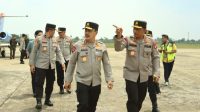 kedatangan Kunjungan Kerja Wakapolri Disambut langsung kapolda Kalteng
