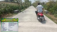 Pemdes Dapurkejambon Melalui Dana Desa Tahun 2023 Laksanakan Pembangunan Rabat Beton Jalan Usaha Tani