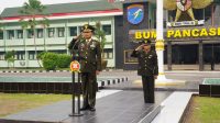 Kasrem 102/Pjg Sebagai Inspektur Upacara pada Upacara Peringatan Hari Kesaktian Pancasila Korem 102/Pjg Tahun 2023