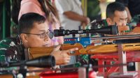Peringati HUT Ke- 78 TNI, Korem 102/Pjg Gelar Kejuaraan Menembak
