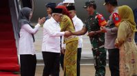 Pangdam XII/Tpr Bersama Forkopimda Sambut Kedatangan Wakil Presiden di Kalimantan Tengah