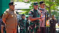 Pangdam XII/Tpr Pimpin Apel Gelar Pasukan PAM VVIP Kunjungan Kerja Wakil Presiden RI di Wilayah Kalteng