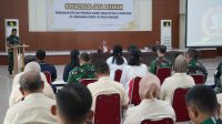 Anggota Korem 102/Pjg Menerima Sosialisasi dari PT.Asabri dan Bank BTN