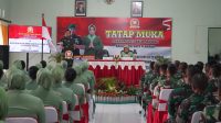 Kunjungi Kodim 1019/Ktg, Danrem 102/Pjg Arahkan Hindari Pelanggaran