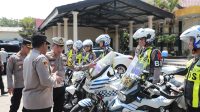 Jelang Nataru dan Pemilu 2024, Wakapolres Kediri Cek Ranmor Dinas