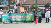 Aliansi MKR Peduli Palestina Menggelar Demo, Tuntut Pelaku Penganiayaan Ditangkap
